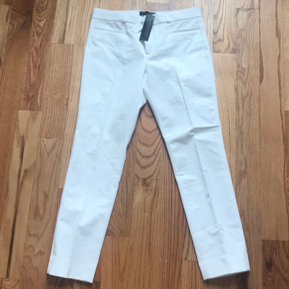 NWT Banana Republic Sloan fit Sz6 white work pants